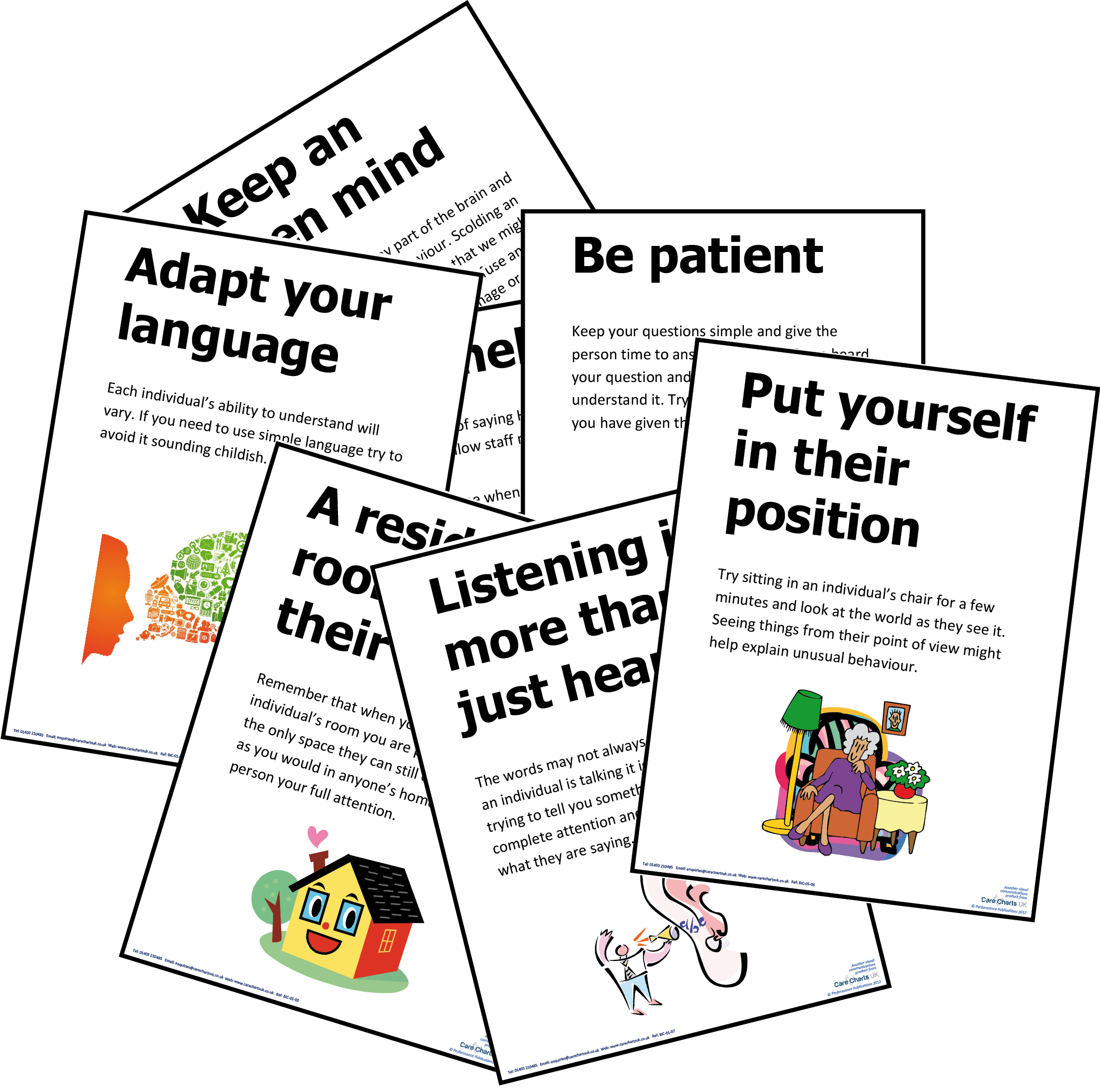 A Set of prompt Cards. Attention complete. Prompt Cards is useful. Complete attention